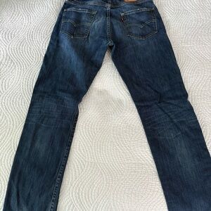 Levi's Blue Straight Jeans Classic Indigo Wash